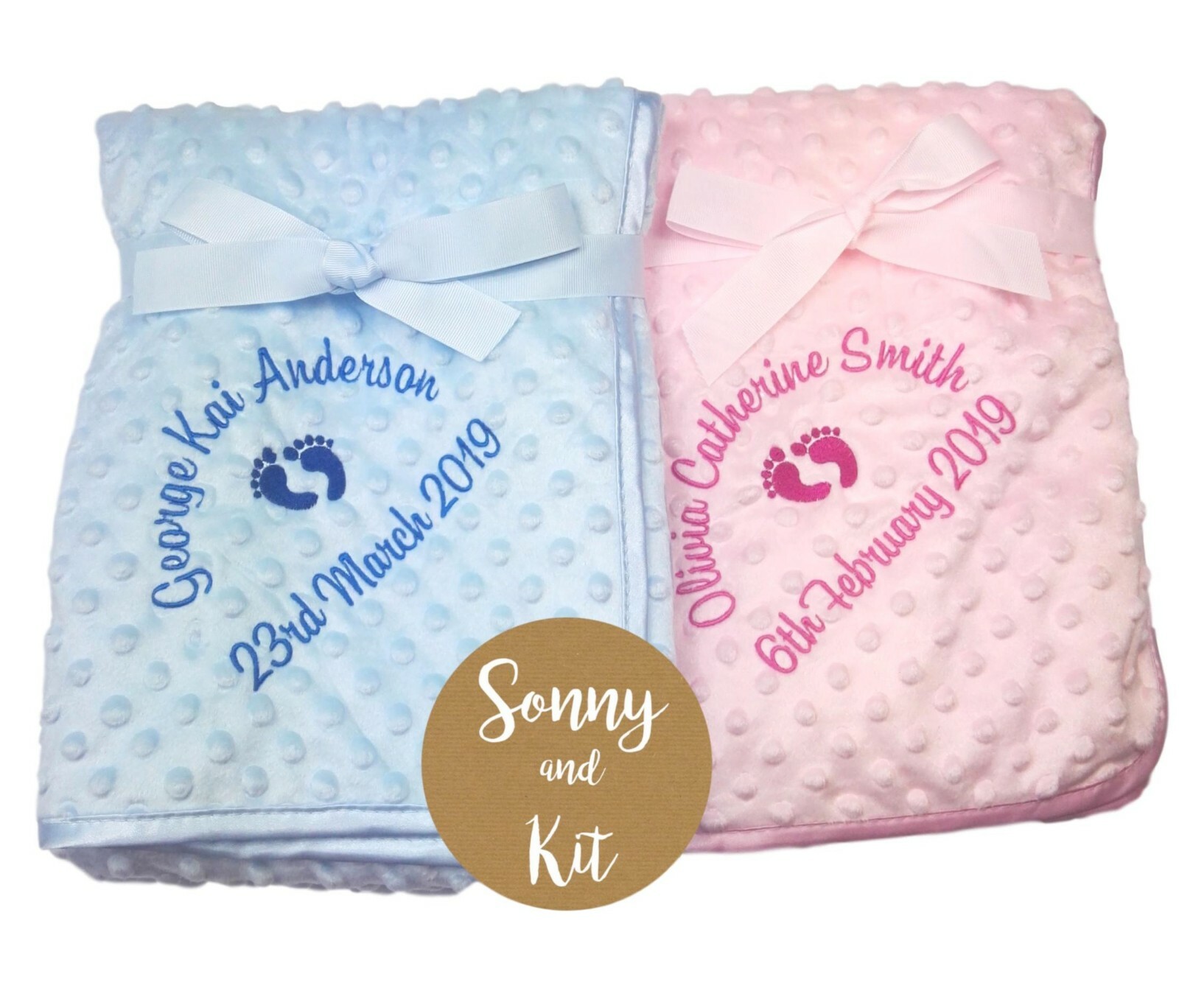 personalised baby wrap