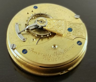 Antique Waltham Pocket Watch Movement WORKING S/N 14752678 Ca.1907 45 mm Dia.