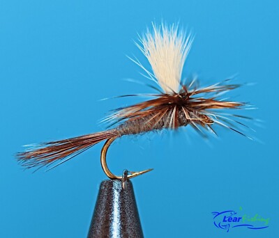 Adams Parachute Dry Fly Fishing Flies - One Dozen - Sizes Available