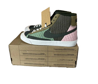 Size 9 Nike Blazer Mid '77 LX NN - DD8024 300 - Sequoia / Medium Olive -