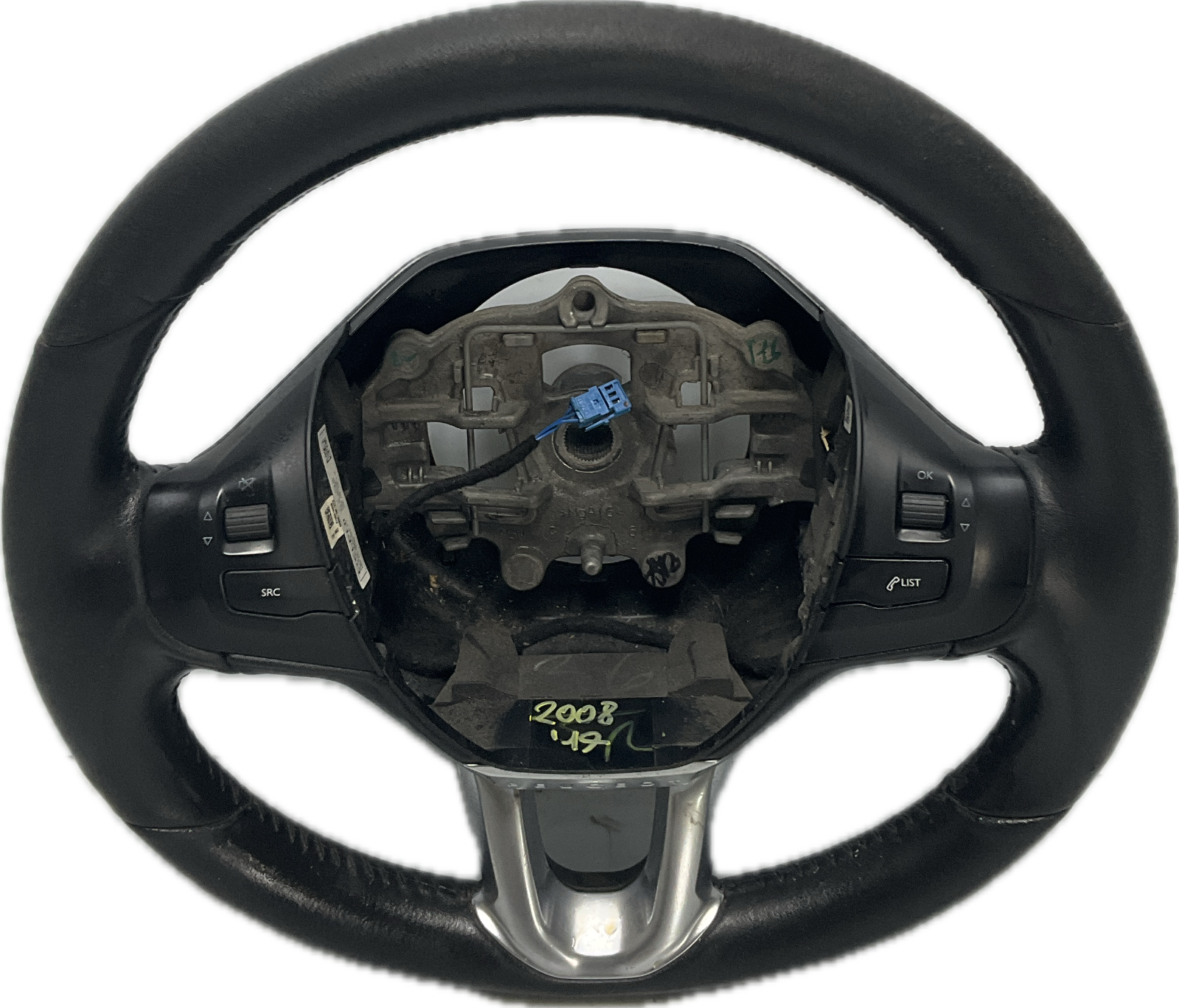 Volante sterzo comandi cromato PEUGEOT 2008 dal 2018 codice ricambio 98084115ZD