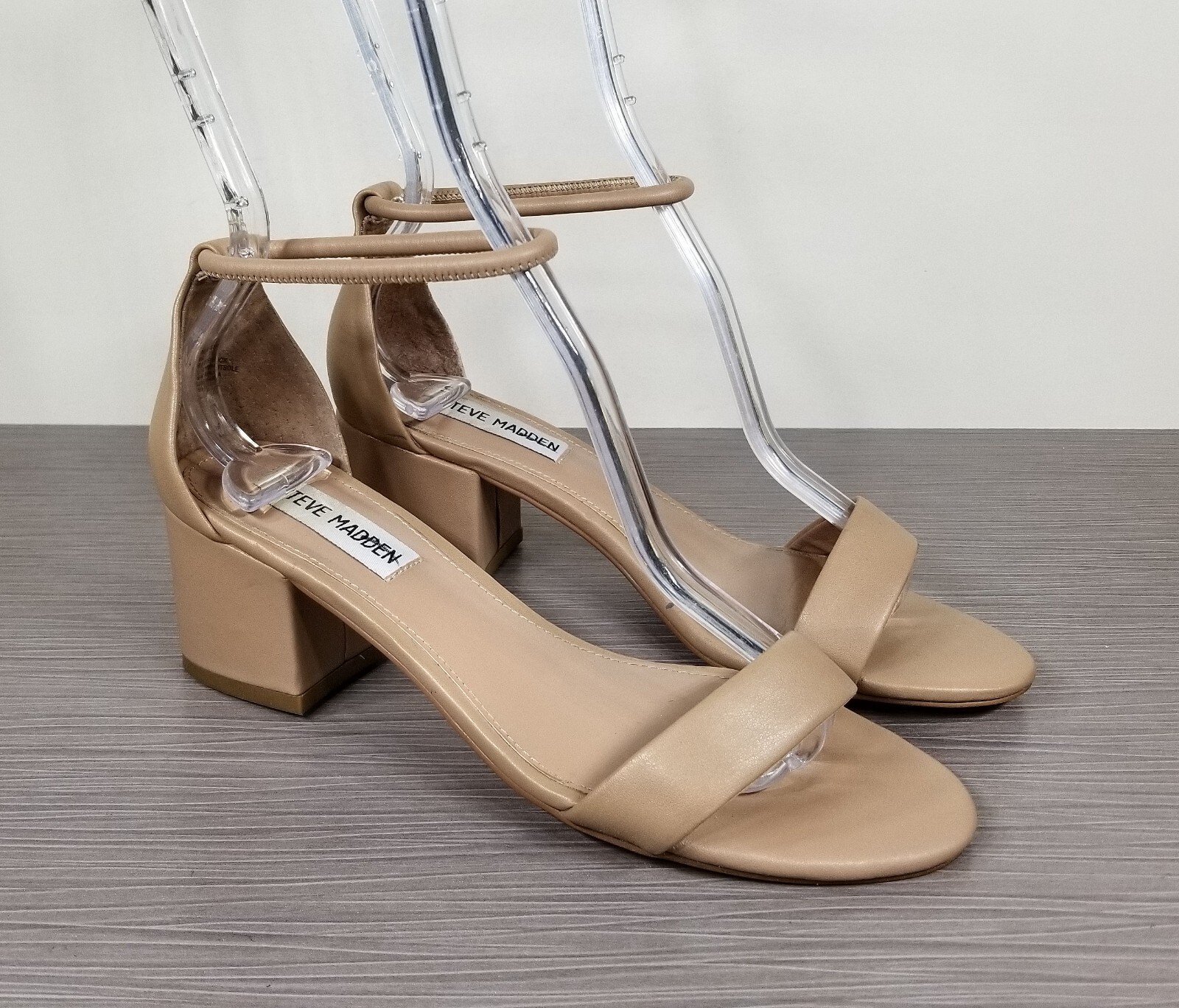 Steve Madden Women's Ireneew Dress Sandal, Nude, Womens Size 6 M