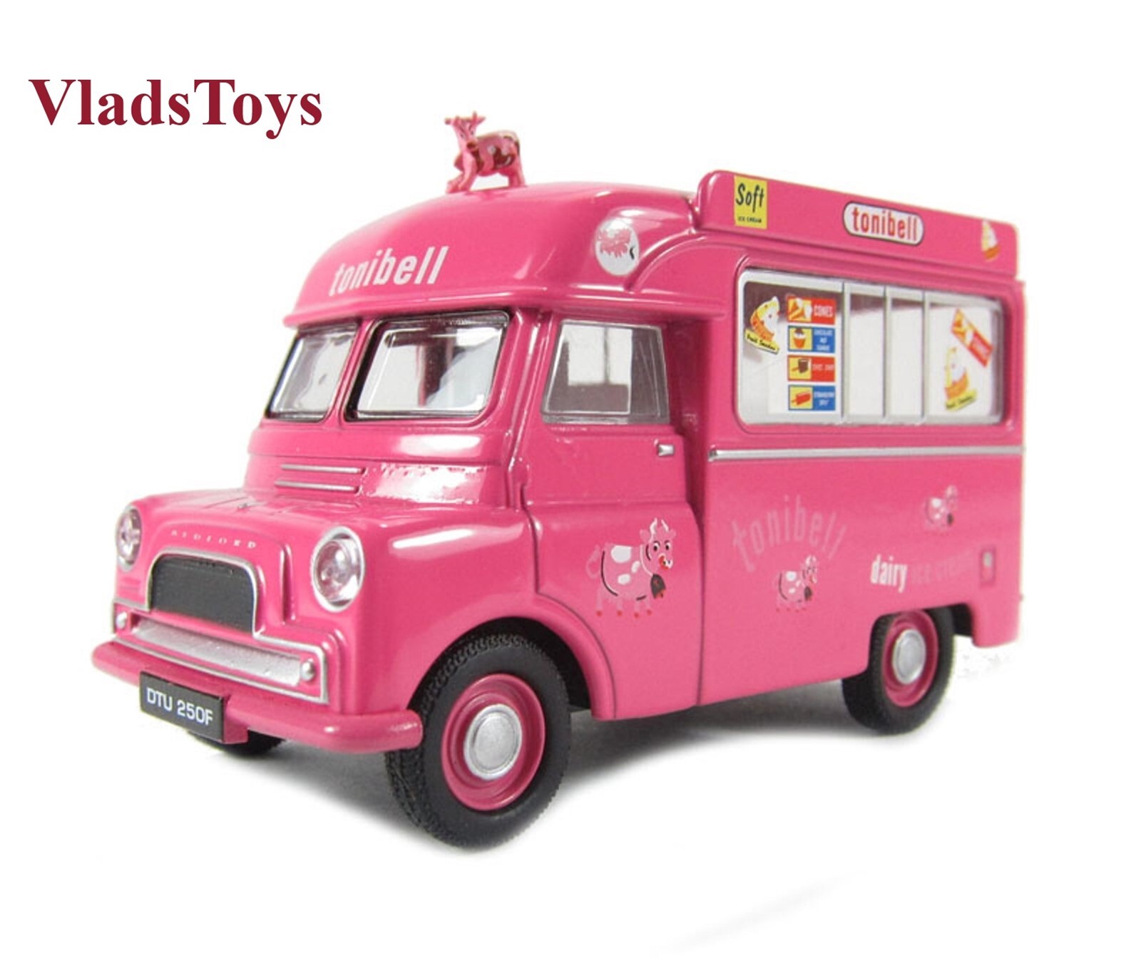 Oxford 1/43 Bedford CA - Tonibell 1969 (with Cow) Ice Cream