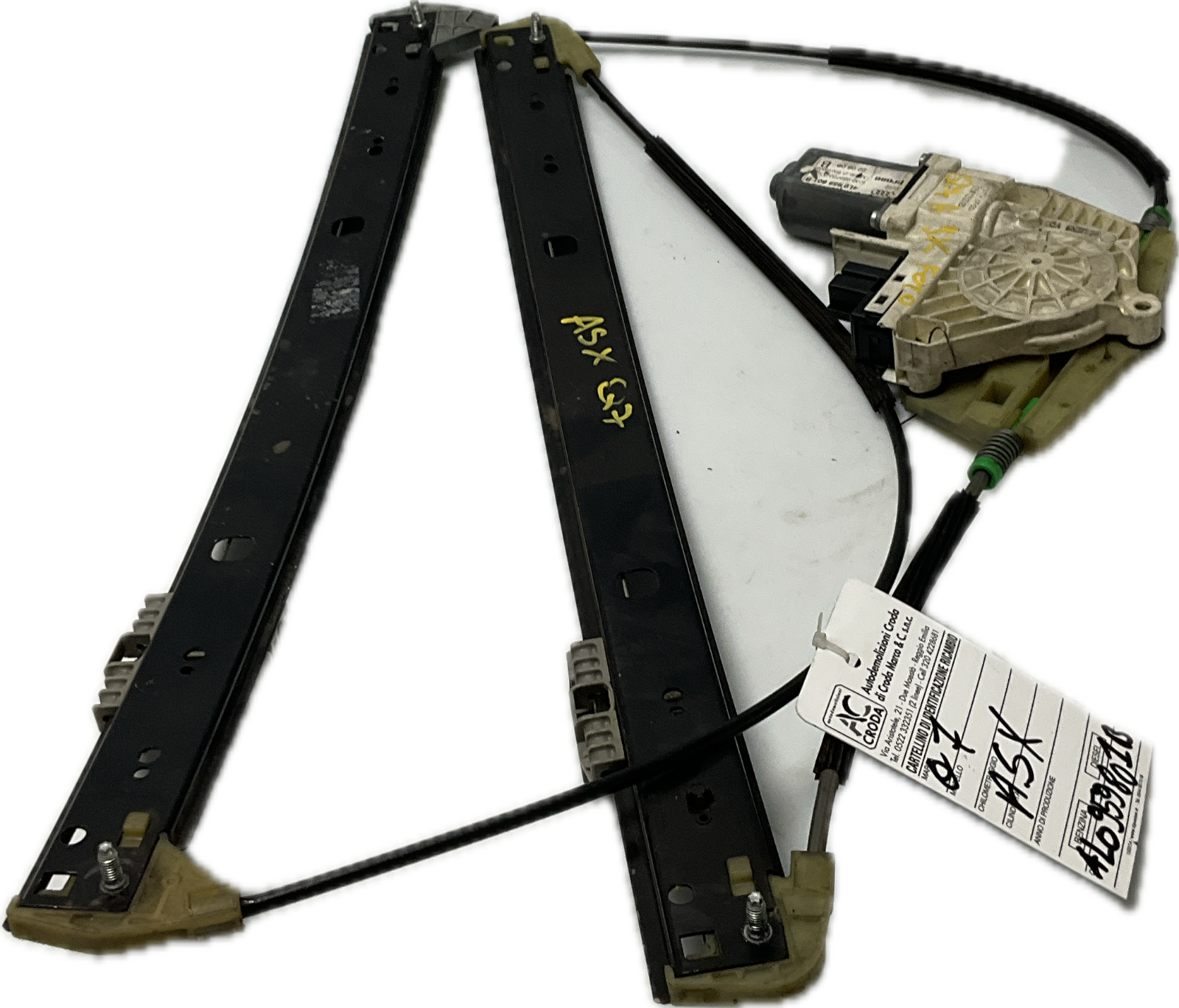 Alzavetro alzacristalli anteriore sinistro AUDI Q7 2012 CODICE: 4L0959801B