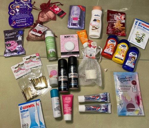 Adventskalender Füllung 26 x Badezusätze Körperpflege Masken verschiedene Stück