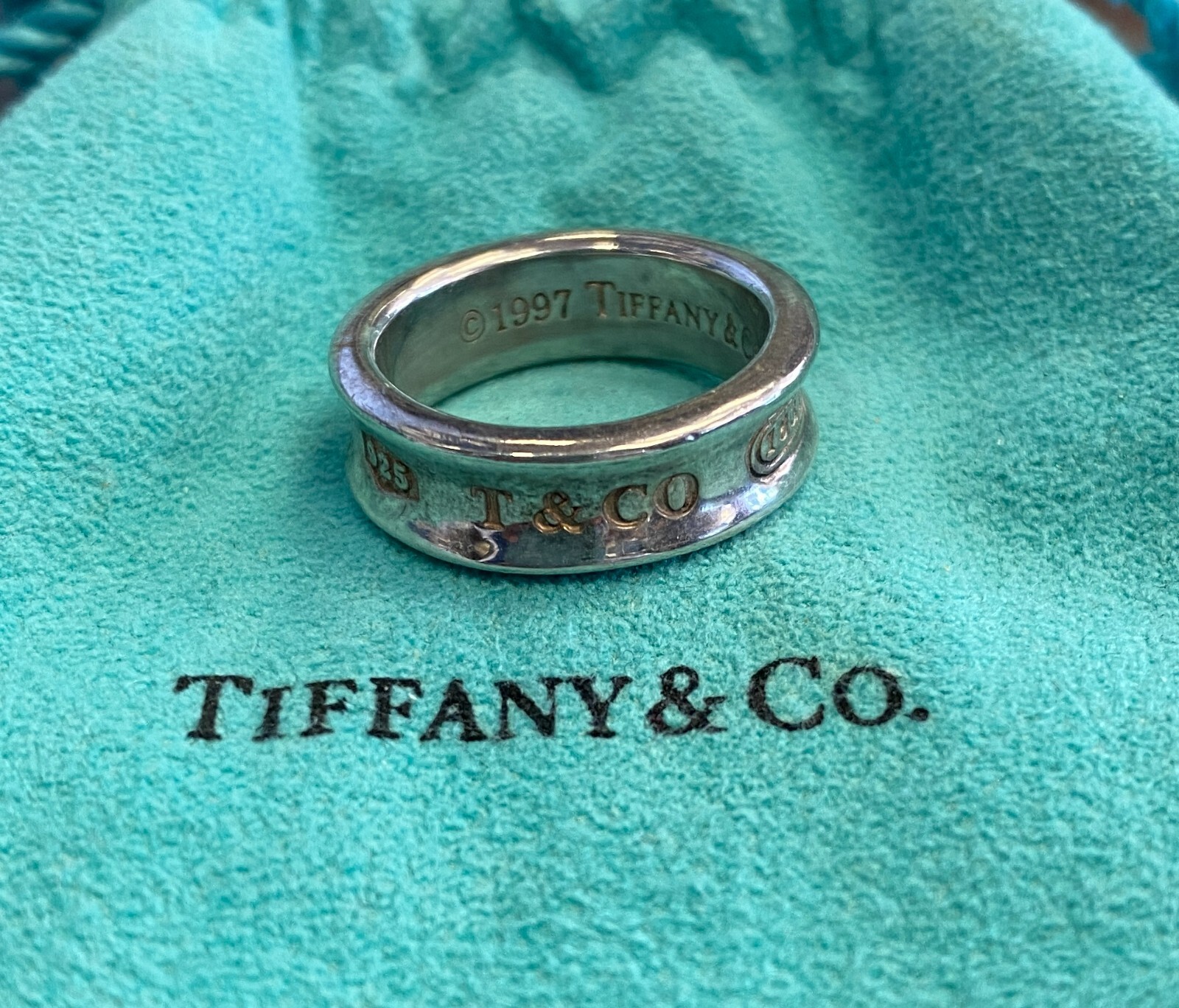 Tiffany & Co. 1837 Vintage 925 Sterling Silver Band Ring Tiffany & Co. 1837 Vintage 925 Sterling Silver Band Ring