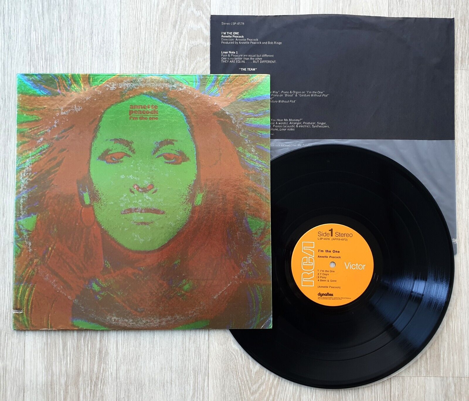 アネット・ピーコック / アイム・ザ・ワン　LP Annette Peacock I'm The One LP 1972 Original US 1st Pressing