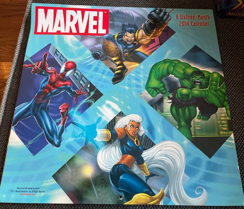 Marvel SuperHeroes SPIDER-MAN 2004 OFFICIAL CALENDAR MARVEL