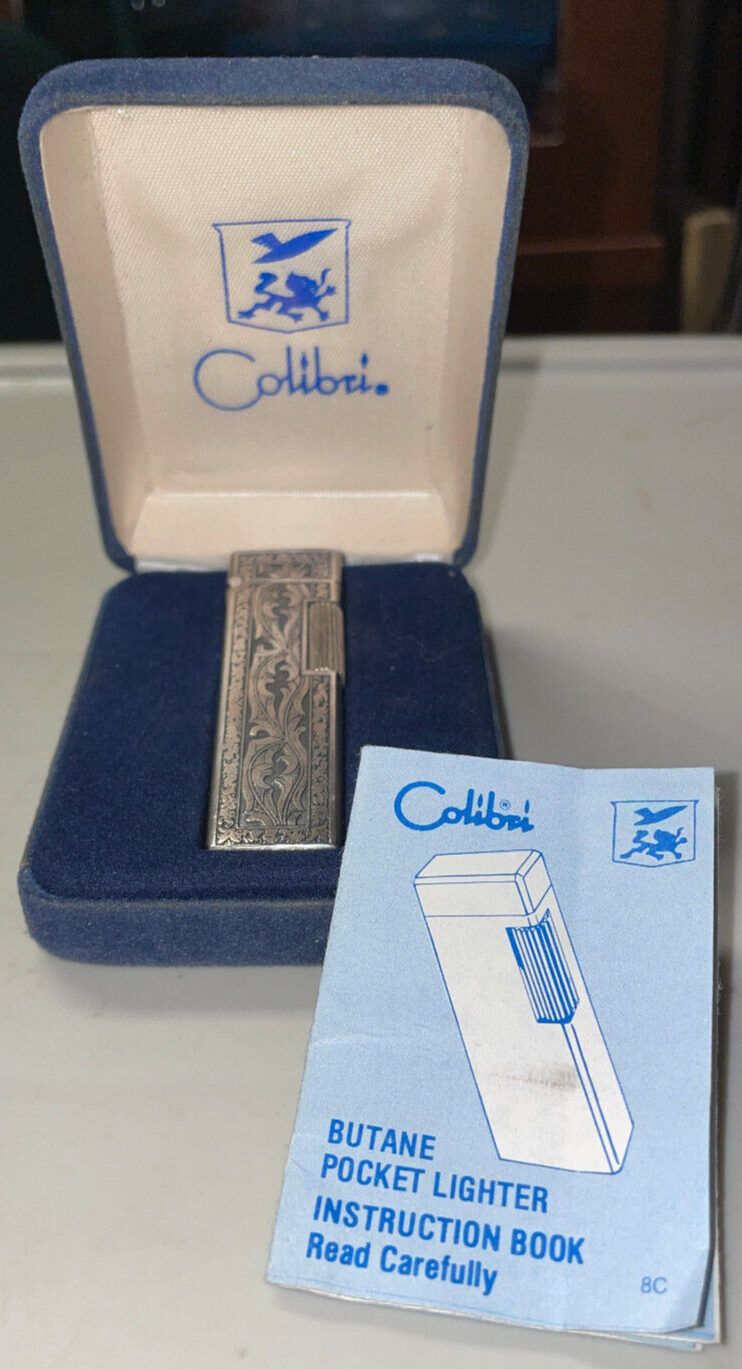 Colibri フラスコとライターセット Colibri フラスコとライターセット