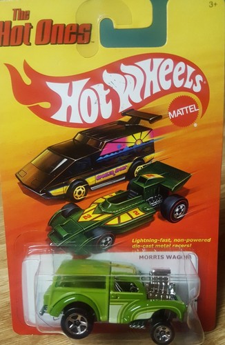 Hot Wheels 2001 Morris Wagon ミニカー Hot Wheels Morris Wagon Gasser White/Black HW Mail Short