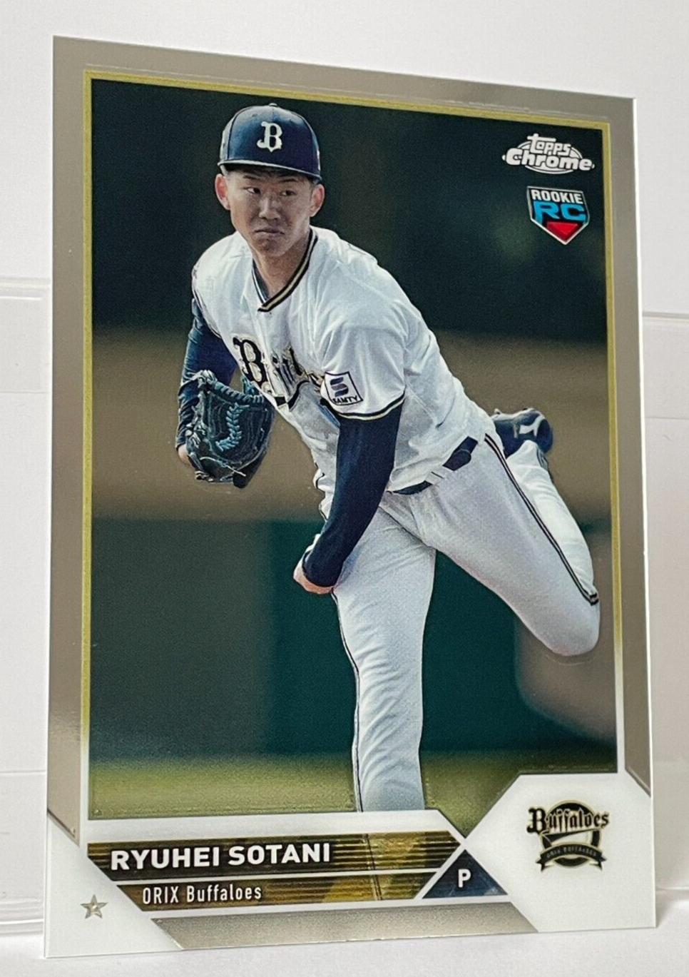 Ryuhei Sotani 2023 Topps Chrome Rookie RC #205 ORIX Ryuhei Sotani 2023 Topps Chrome Rookie RC #205 ORIX
