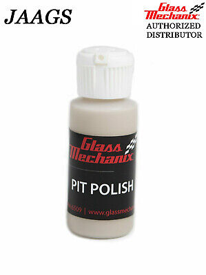 Glass Mechanix PIT POLISH, 30ML windshield repair kit  rotary drill polishing
