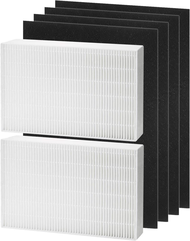 2 HEPA Filter + 4 Carbon Replace for Honeywell HPA200 HRF-ARVP200 Air Purifier
