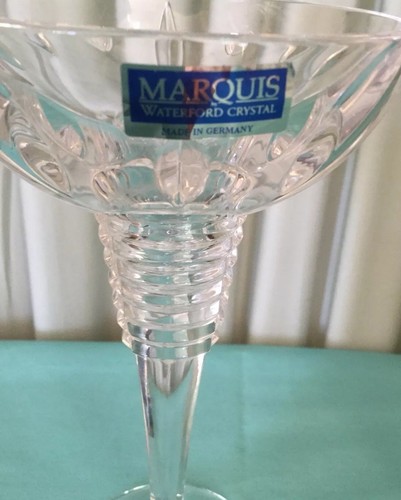 Marquis By Waterford 8” Pair Crystal Glass Candleholders Germany