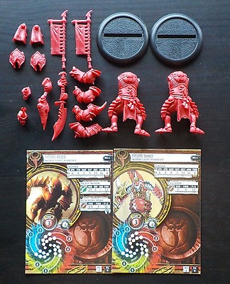 Hordes Skorne Warbeasts Cyclops Savage And Raider Loose Privateer Press