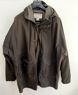 Filson All Season Raincoat Orca Gray XL