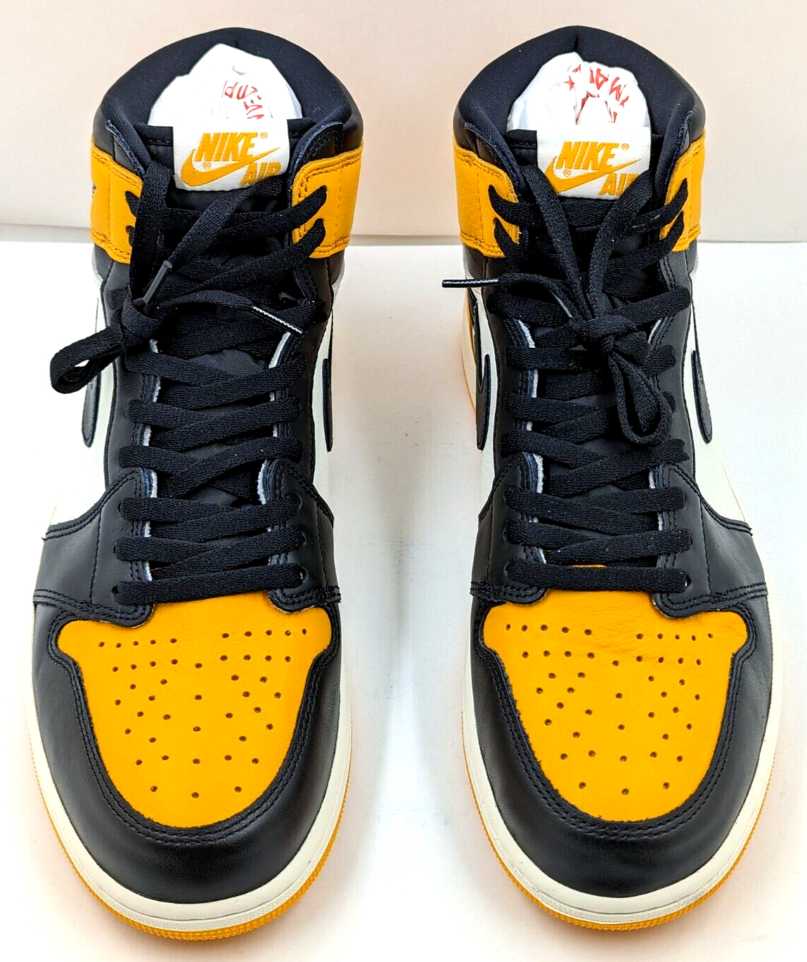 Nike TD Air Jordan 1 High OG Taxi 13㎝ Nike Air Jordan 1 Retro High OG Yellow Toe Taxi 555088-711