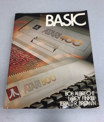 Vintage Computer Book, ATARI BASIC 400 & 800: ROBERT ALBRECHT, 1979, Programing