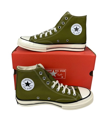 

НОВЫЕ мужские кроссовки Converse Chuck 70 Hi Dark Moss/Egret, размер 8,5 171565C, Зеленый, Converse Chuck 70
