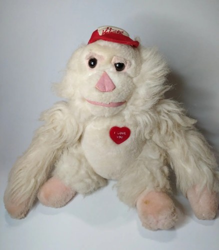 Chosun Monkey Ape Valentine's Day Heart Plush Ivory Stuffed Animal 8
