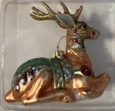 Fitz & Floyd Gregorian Medium Reindeer Ornament