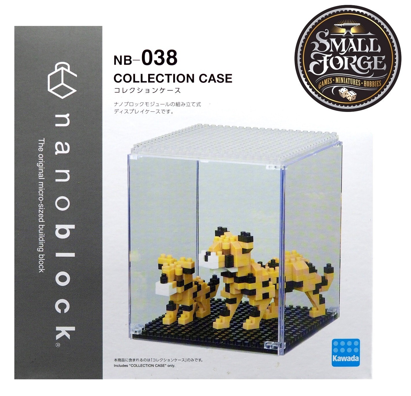 その他 nano collect Nanoblock COLLECTION CASE - clear perspex & dimple base