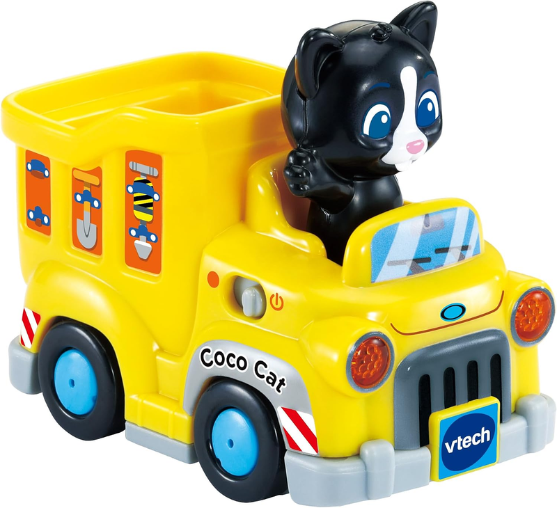 VTech TootToot Drivers Coco Cat Builder Dumper Truck Lights Sounds Toy Gift Kids