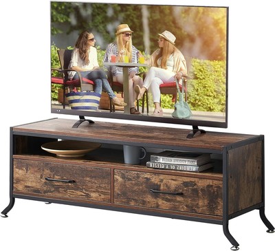 For 55 Inch Industrial Entertainment Center Media Console Table