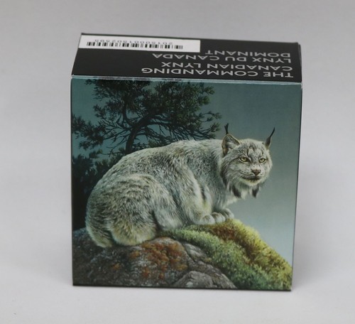 2016 $20 Majestic Animals II Commanding Canada Lynx 1 oz .9999 Silver Proof Coin