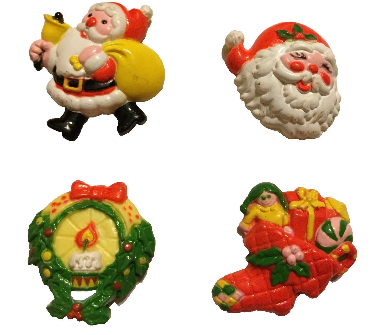 12 PIECES CHRISTMAS LOT MAGNET FOR YOUR FRIDGE // CHRISTMAS REFRIGERATOR MAGNETS