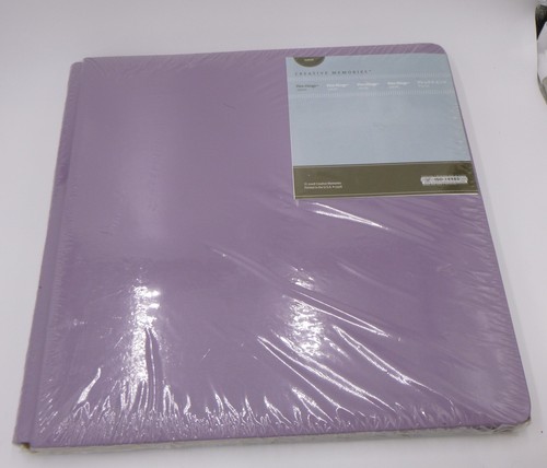 Creative Memories Scrapbook Album 12x12 lavender purple NIP