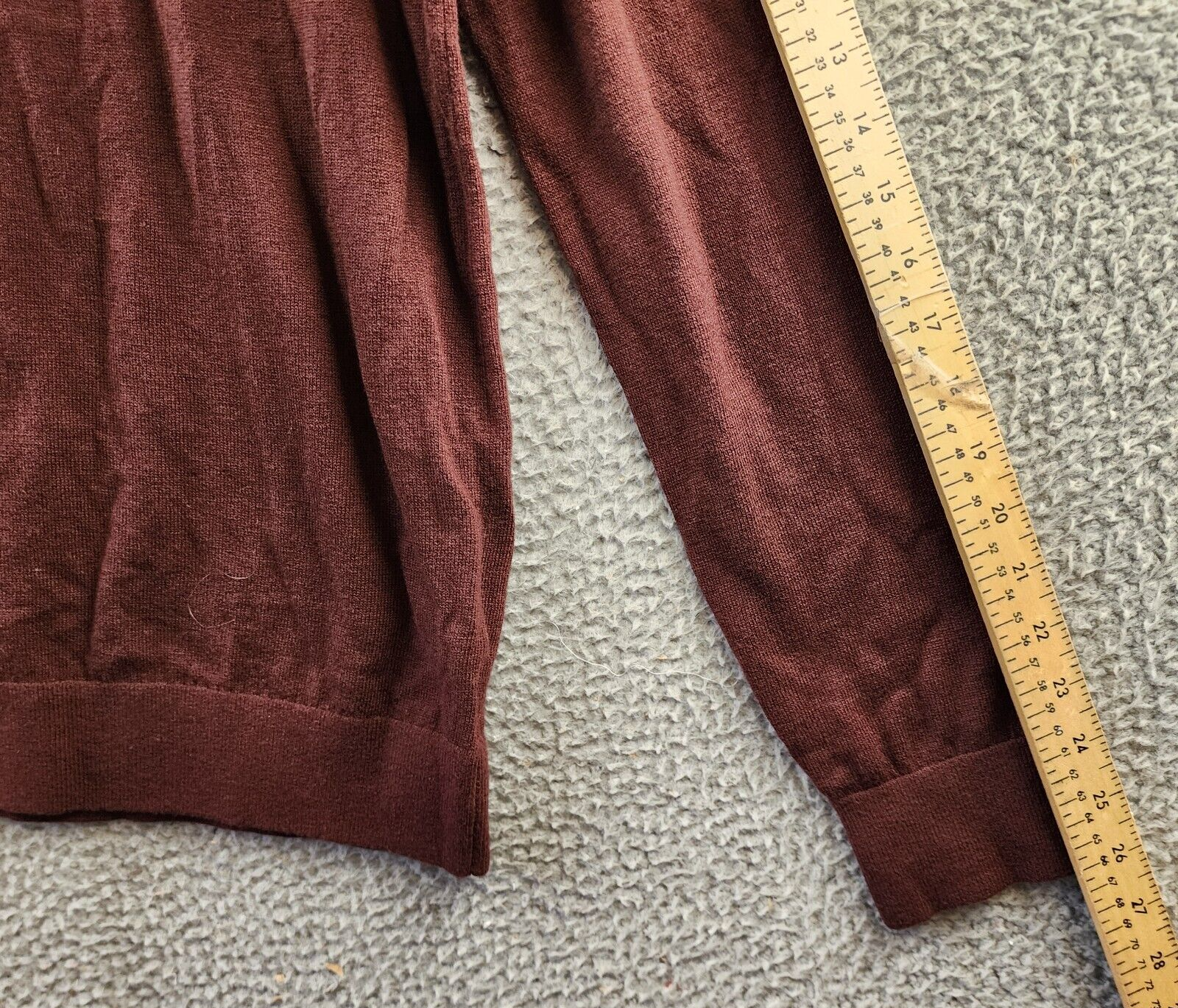 THEORY Riland Harman Merino Wool Blend Pullover Sweater Men's M Chianti Crewneck - Picture 10 of 14