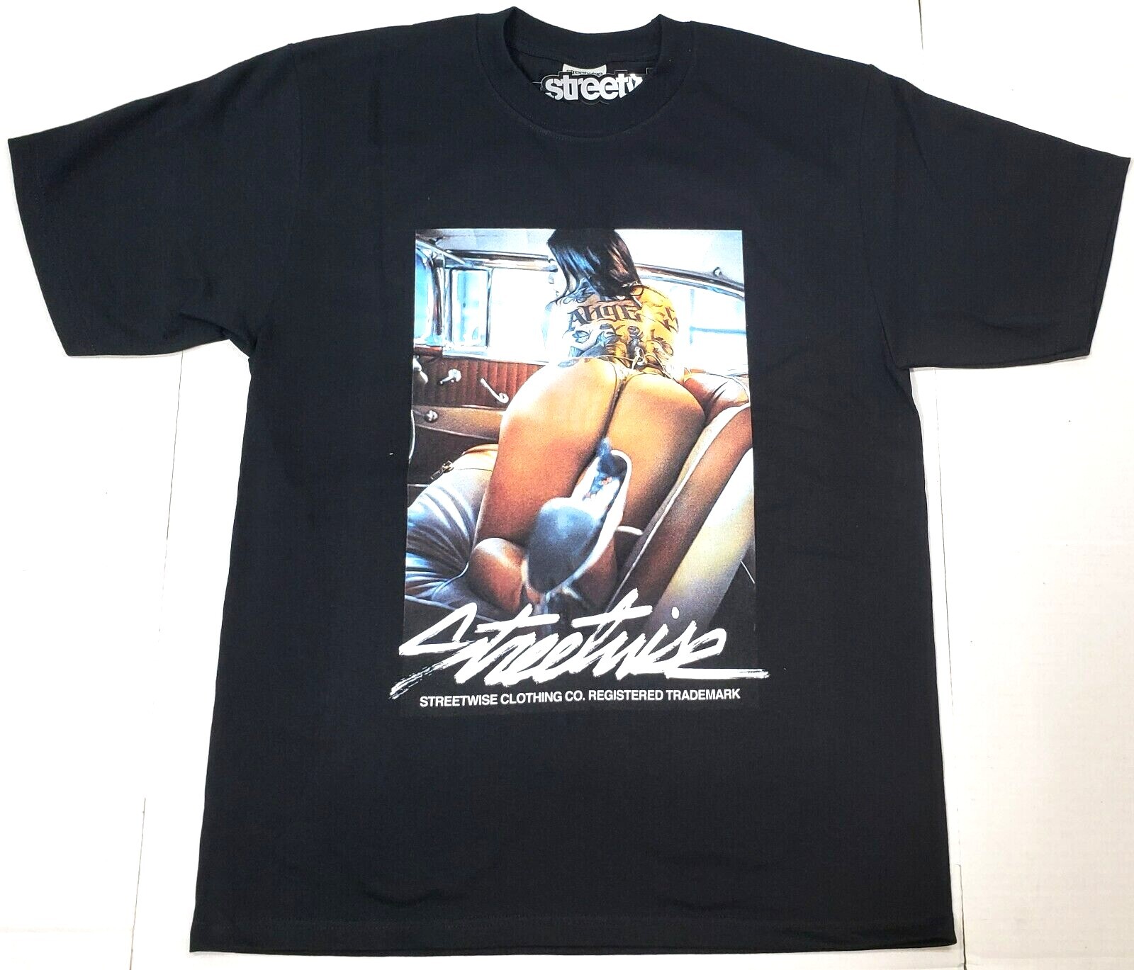 STREETWISE SHOTGUN T-shirt Urban Streetwear Men's Tee Black New