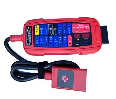 OBD-II Prologics OBDII Breakout Box CAN Bus Circuit Live Voltage Tester - PPECB
