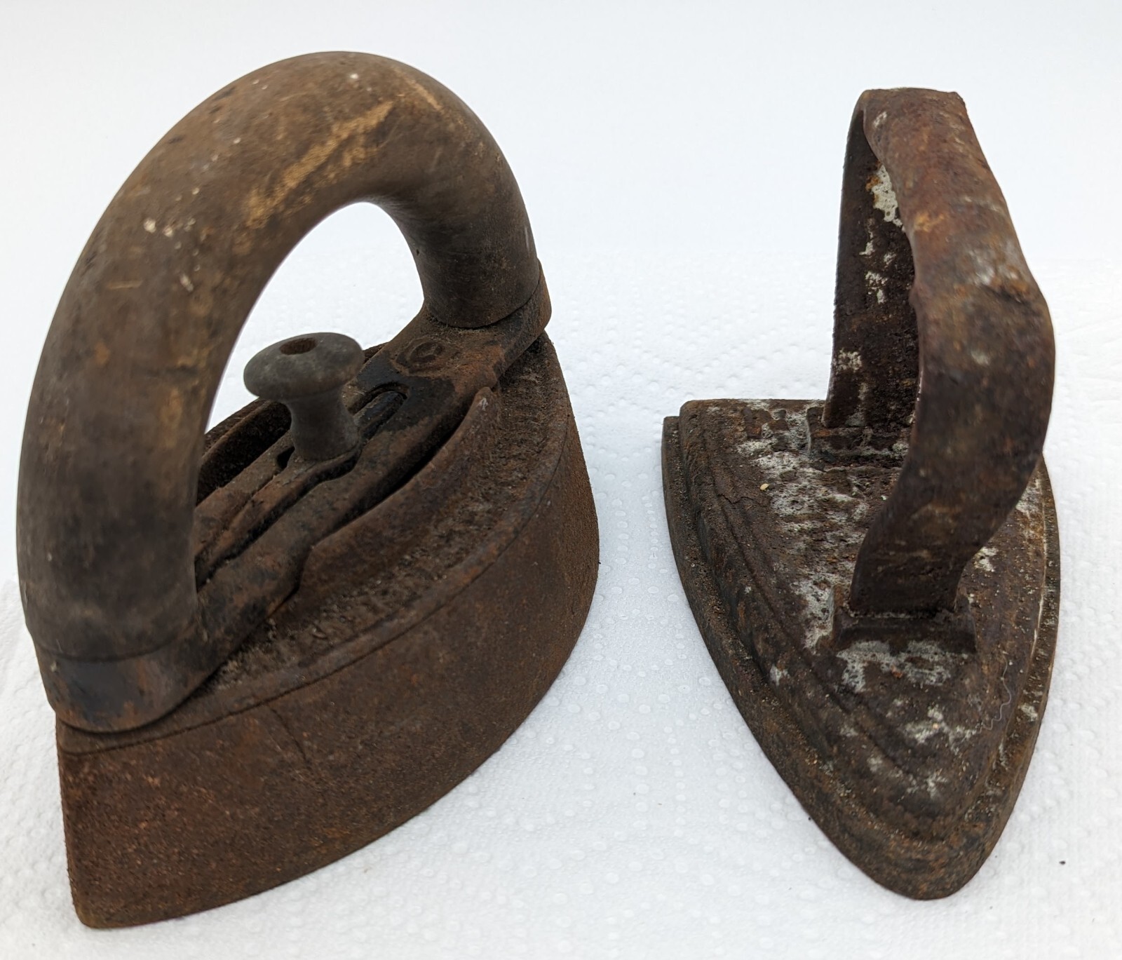 Clothes Iron-one With Wood Handle