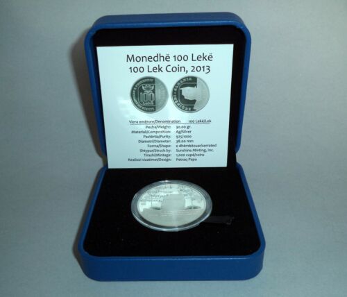 Albania Coin 100 Leke, 2013. “135th Anniv. of the League of Prizren". UNC Silver