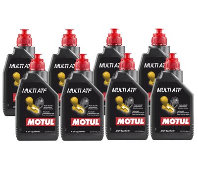 Motul MULTI ATF - 8L - Fully Synthetic Automatic Transmission Fluid (8 x 1L)