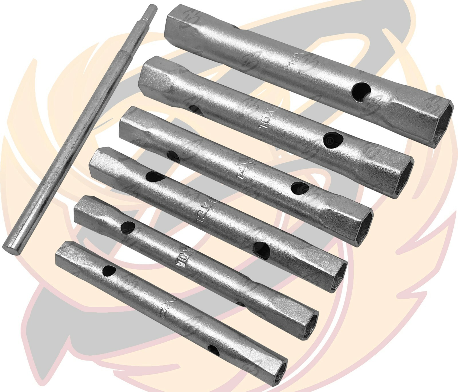 BERGEN Tubular Box Spanners & Torque Bar Wrench Set 8mm 19mm Spark Plug Spanner eBay