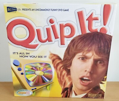 Quip It DVD Board Game New Sealed Screen Life 2005 Makers of Scene It