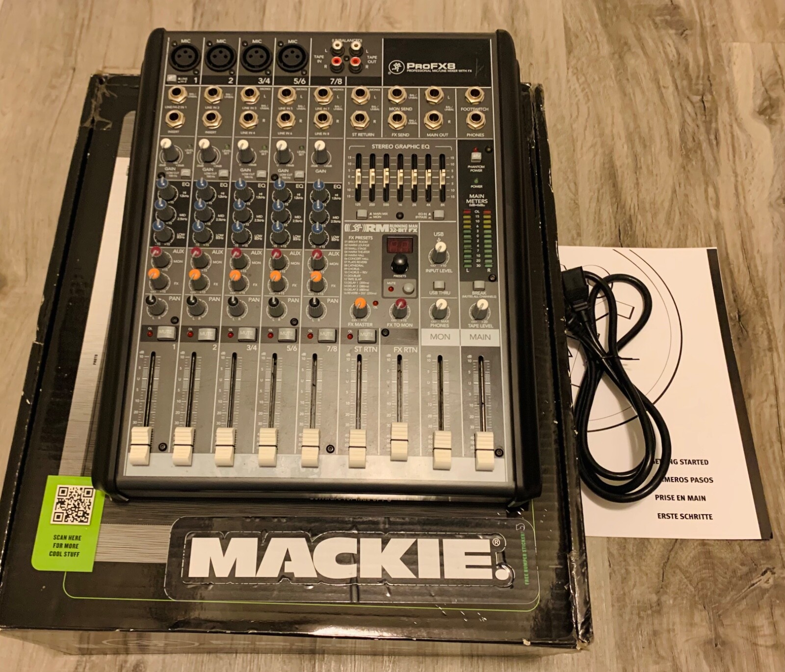 Mackie PROFX8 8-Channel Professional Studio Mixer | eBay Mackie PROFX8 8-Channel Professional Studio Mixer | eBay