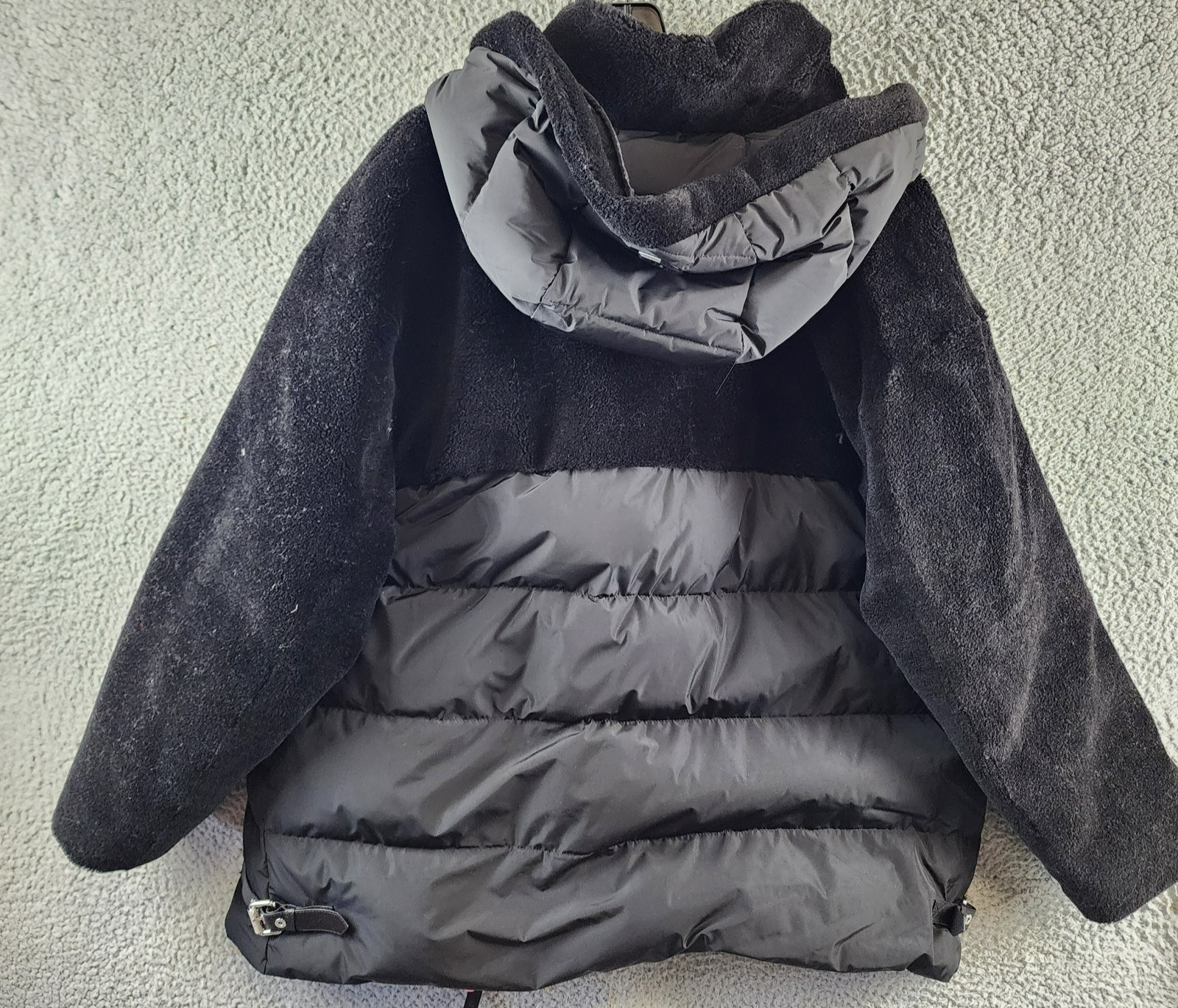 Mackage Junia Down Hooded Full Zip Coat Women's XL Black Full Zip Long Sleeve - Picture 13 of 15