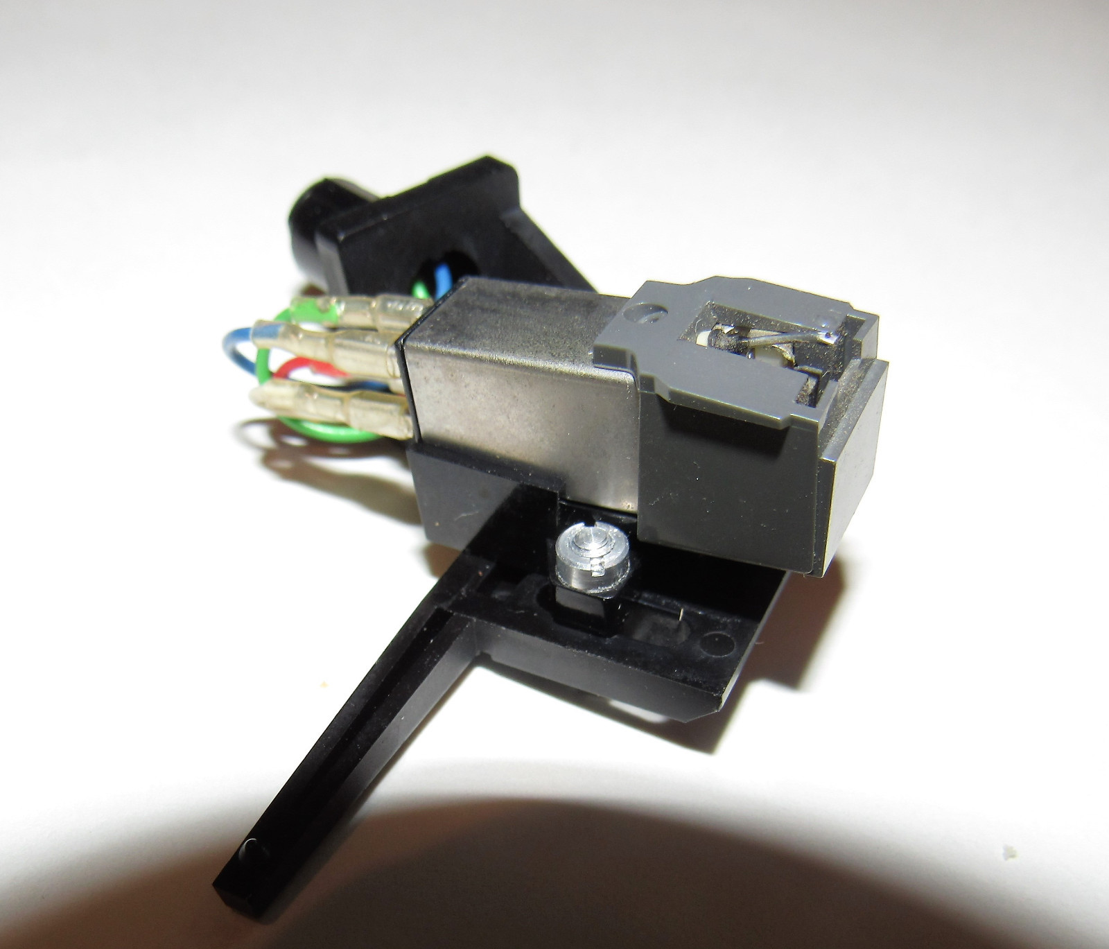 Headshell & Cartridge From Pioneer PL-600 PL-590 Straight Arm Turntable Tested