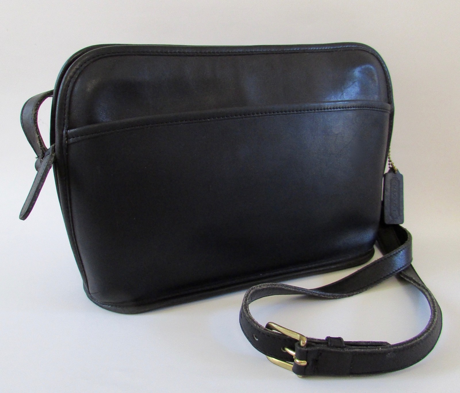 バッグ 60s Vintage Coach Station Bag Navy old 60s Vintage Coach Station Bag Navy old