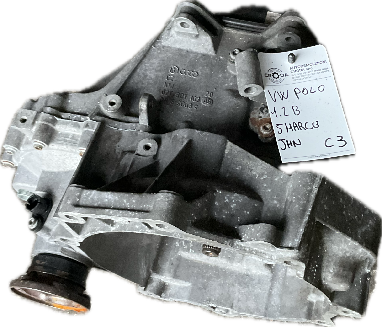 Cambio manuale per modello VOLKSWAGEN POLO 1.2 benzina 5 marce codice JHN