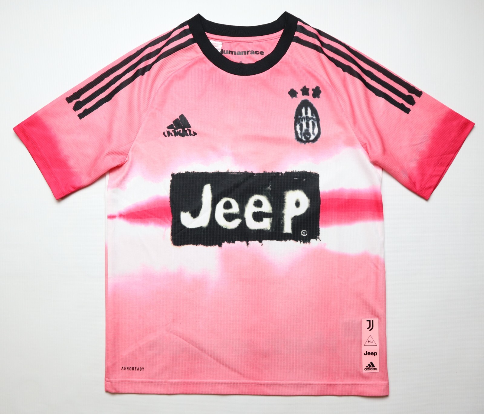 Juventus ピンクレプリカサッカーウェア JUVENTUS 2020/2021 HUMANRACE SPECIAL PINK SHIRT JERSEY MAGLIA KIT
