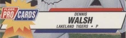 1993 Fleer ProCards Minor League - Dennis Walsh #1312