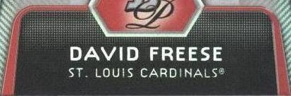 Bowman Platinum 2012 - David Freese #CES-DF