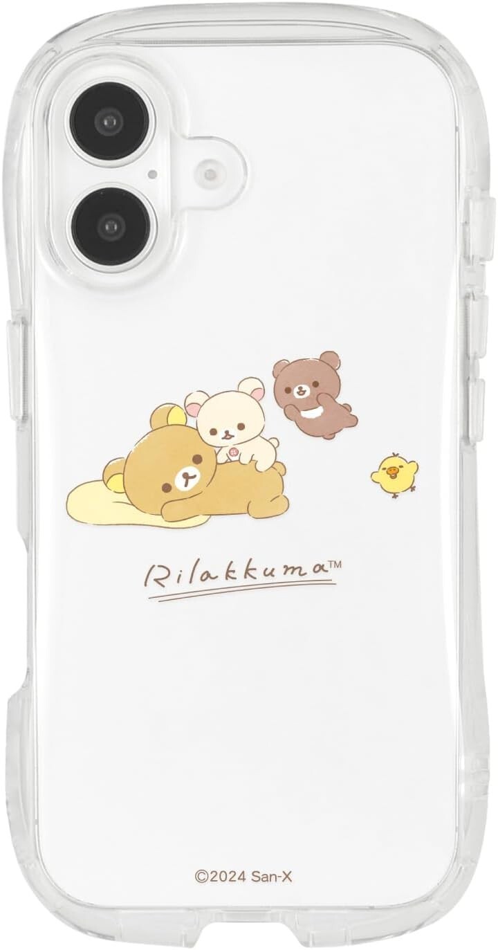 iPhone - ヒカリ Gourmandies iPhone 16 6.1 inch Rilakkuma Crystal Clear Case