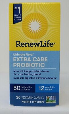 Renew Life Ultimate Flora Extra Care Probiotic 50 Billion 