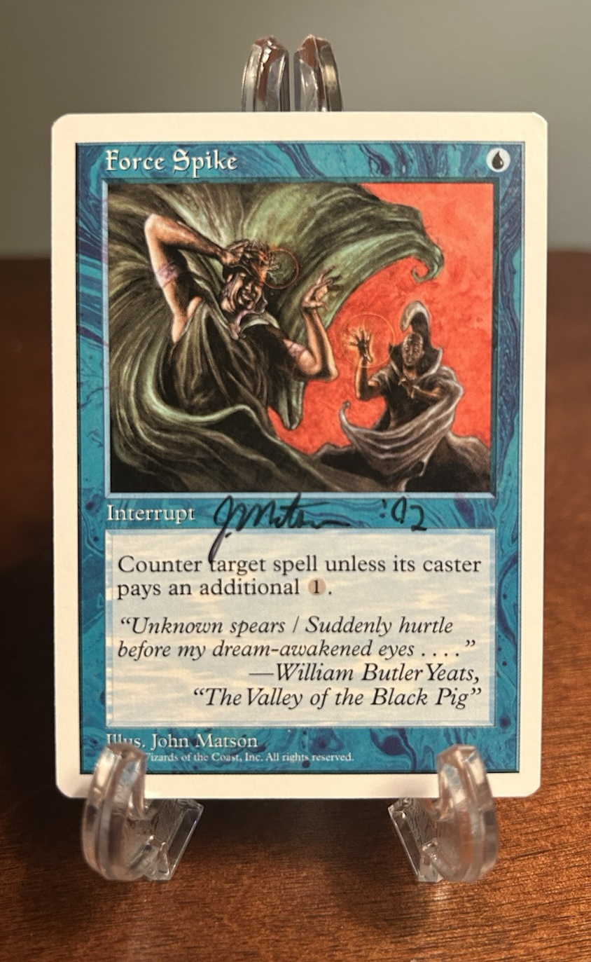 Force Spike - 5th Edition - MTG - Signed Artist Proof AP